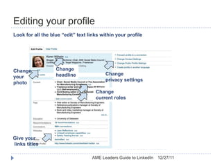 How and why to make your LinkedIn profile shine: AME Leaders Guide to ...