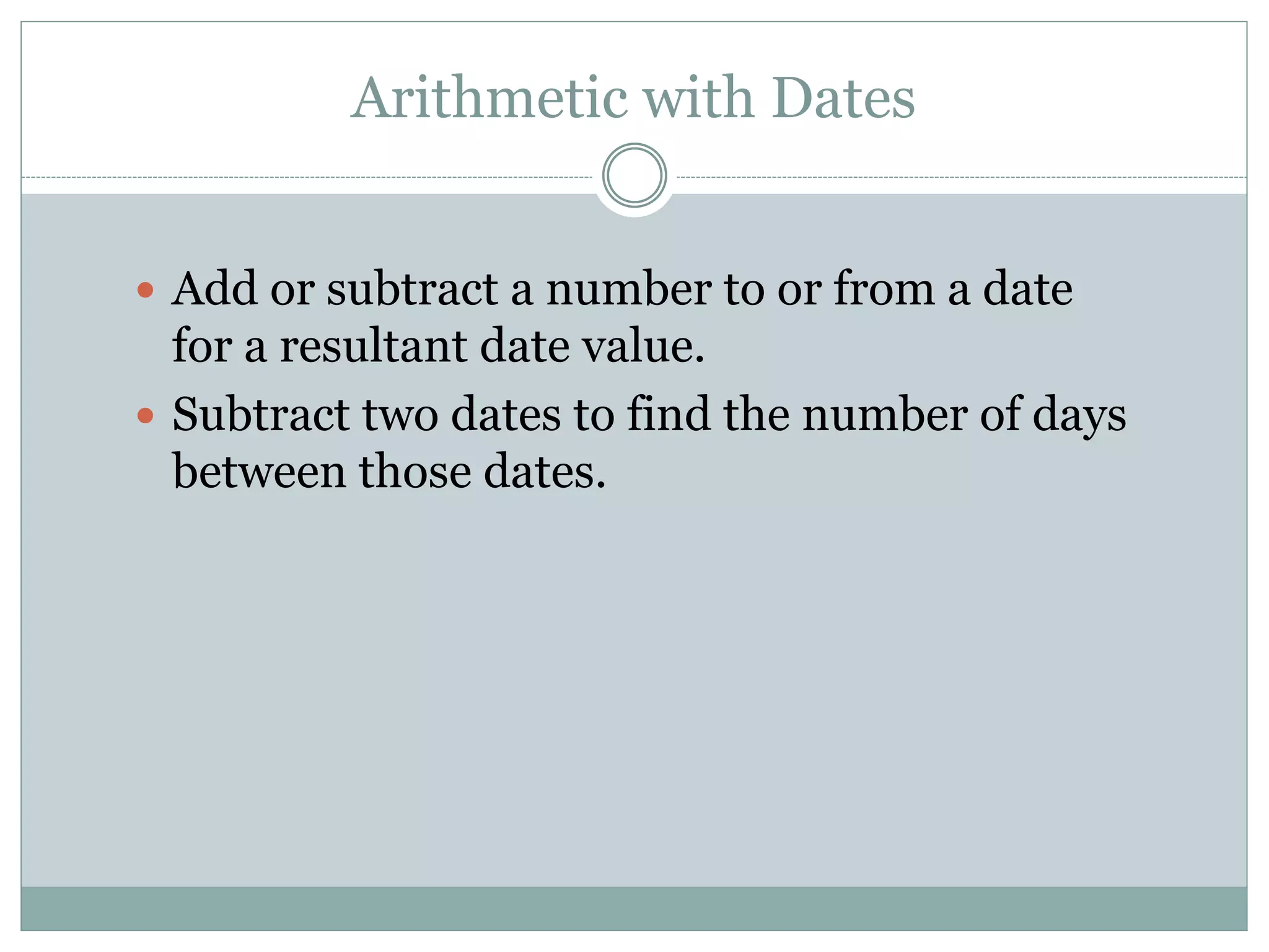 Single row functions | PPT
