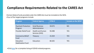Fcda Program Understanding Single Audit Compliance Requirements - It's No Joke! | PDF
