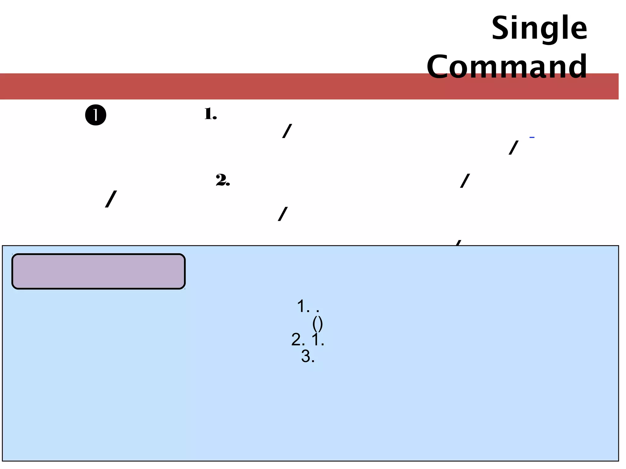 ขั้นตอน เป้ าหมาย หน่วยงานที่รับผิดชอบ

วิเคราะห์แผนที่
ความเหมาะสมการใช้
พื้นที่ดินรายอาเภอ/
สภาพแวดล้อมทางกายภาพ
1.มีข้อมูลสภาพแวดล้อมทาง
กายภาพ/ทรัพยากรที่เกี่ยวข้องกับ
การผลิตระดับอาเภอ
2.รู้ชนิดสินค้าที่เหมาะสมต่อสภาพ
พื้ นที่การผลิต/สภาพปัจจัยต่างๆที่
เกี่ยวข้องกับการผลิตในพื้ นที่ระดับ
อาเภอ
หน่วยงานที่รับผิดชอบวิเคราะห์ข้อมูล
เกษตรจังหวัด /ประมงจังหวัด ปศุสัตว์
จังหวัด/พัฒนาที่ดินจังหวัด
หน่วยงานสนับสนุน
หน่วยงานที่เกี่ยวข้องทั้งใน/นอกกระทรวง
เกษตรกรที่ประสบความสาเร็จ/Smart Farmer
หน่วยงานรับผิดชอบหลัก
พัฒนาที่ดินจังหวัด
ขั้นตอนการทางานของ Single Command
1. ใช้แผนที่ของ พด. เป็นรายอาเภอมาวิเคราะห์ศักยภาพดินและความเหมาะสมของดินในการทาการเกษตร
(พืช ประมง ปศุสัตว์) เพื่อให้ได้ชนิดสินค้าที่เหมาะสมด้านการผลิตของอาเภอ พัฒนาที่ดินจังหวัดดาเนินการ บริหาร
จัดการพื้นที่การผลิตให้เหมาะสม
2. นาข้อมูลที่ได้จากข้อ 1. มาวิเคราะห์ปัจจัยอื่นๆ ที่เกี่ยวข้องกับการผลิต เช่น น้า อากาศ สภาพแวดล้อม สถานการณ์ตลาด
เป็นต้น เพื่อให้ได้ข้อมูลศักยภาพการผลิตสินค้าของอาเภอ ชนิดสินค้าที่มีศักยภาพการผลิตของอาเภอ หน่วยงานวิชาการ
ด้านพืช ประมง และปศุสัตว์ ชลประทาน และพัฒนาที่ดิน เป็นหน่วยงานดาเนินการ
3. ภาครัฐประชุมร่วมกับเกษตรกร เพื่อร่วมกันคิดร่วมกันทาเพื่อให้ได้สินค้าชนิดหลักของอาเภอ โดยมีเกษตรอาเภอเป็น
เจ้าภาพหลัก
แนวทางการขับเคลื่อน
 