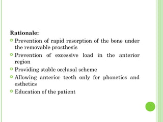 2. DENTURE FRACTURE
 Specific conditions:
 Heavy anterior occlusal contact
 Deep labial frenal notches
 High occlusal ...
