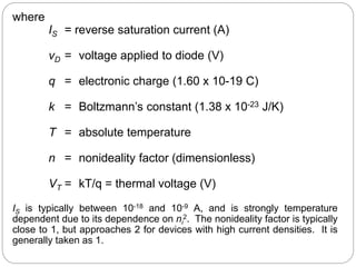 Single Diode Problem Single diode circuits | PPTX