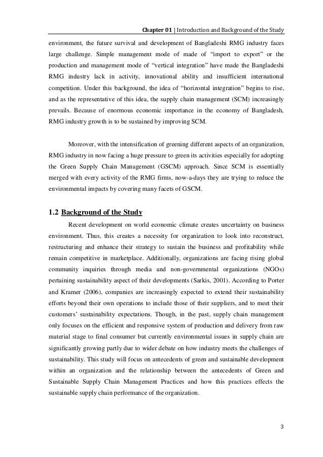 Term papers on supply chain management