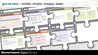 gov.uk beta – smaller, simpler, cheaper, better
 
