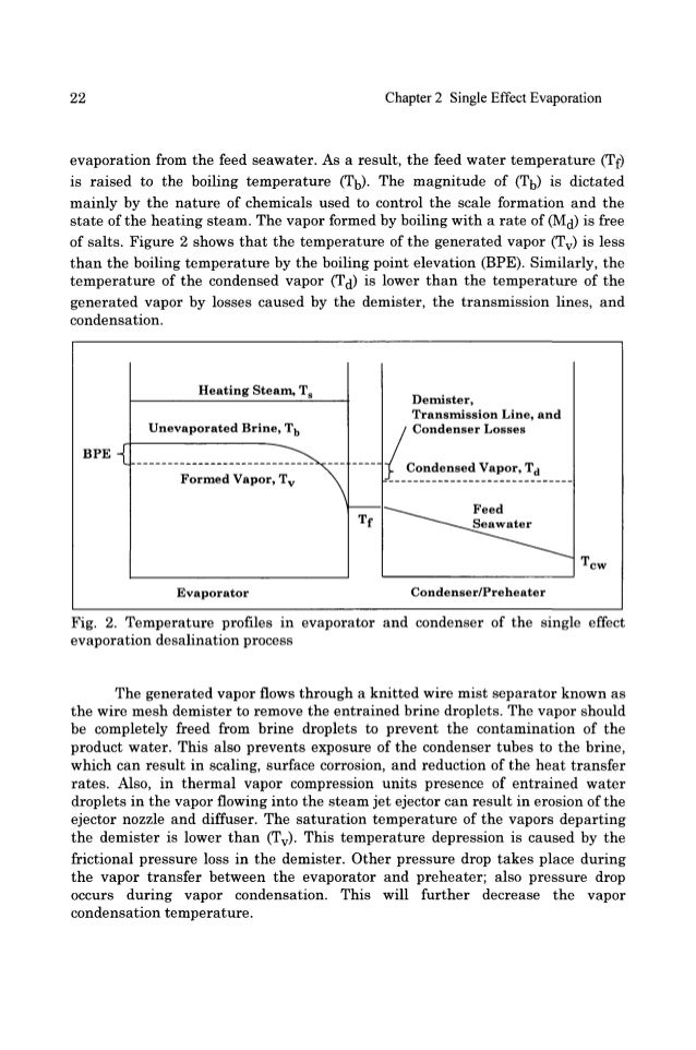 Single effect evaporation
