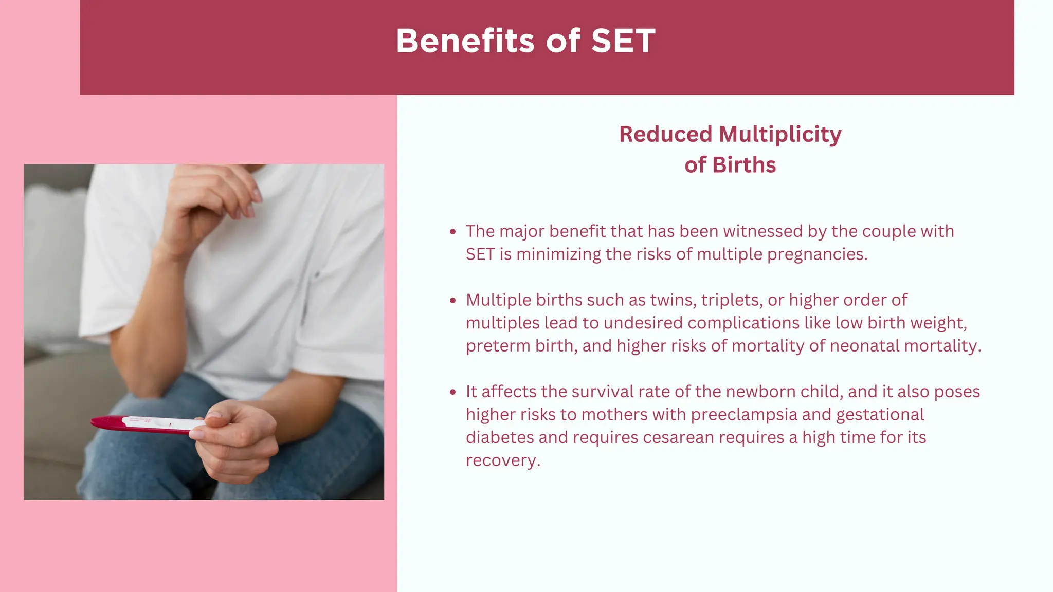 Single Embryo Transfer (SET) vs. Multiple Embryo Transfer Risks and ...