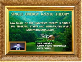 Single  energy  azizhu  theory  law  16