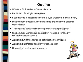 single layer perceptron: neural networks | PDF
