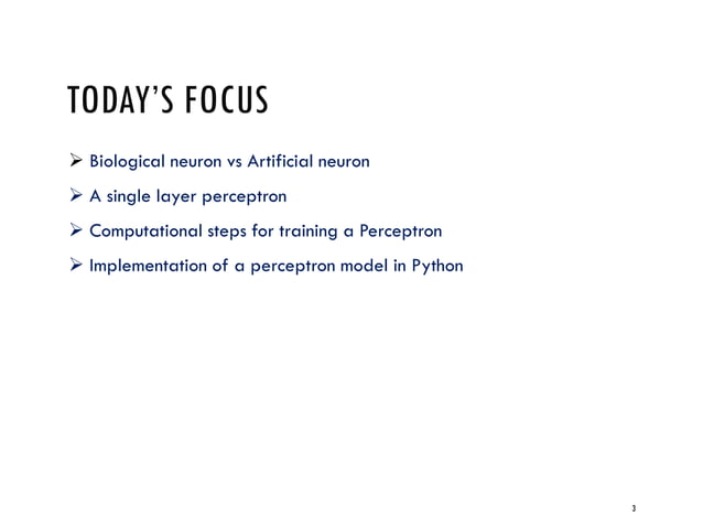 Single layer perceptron in python | PDF