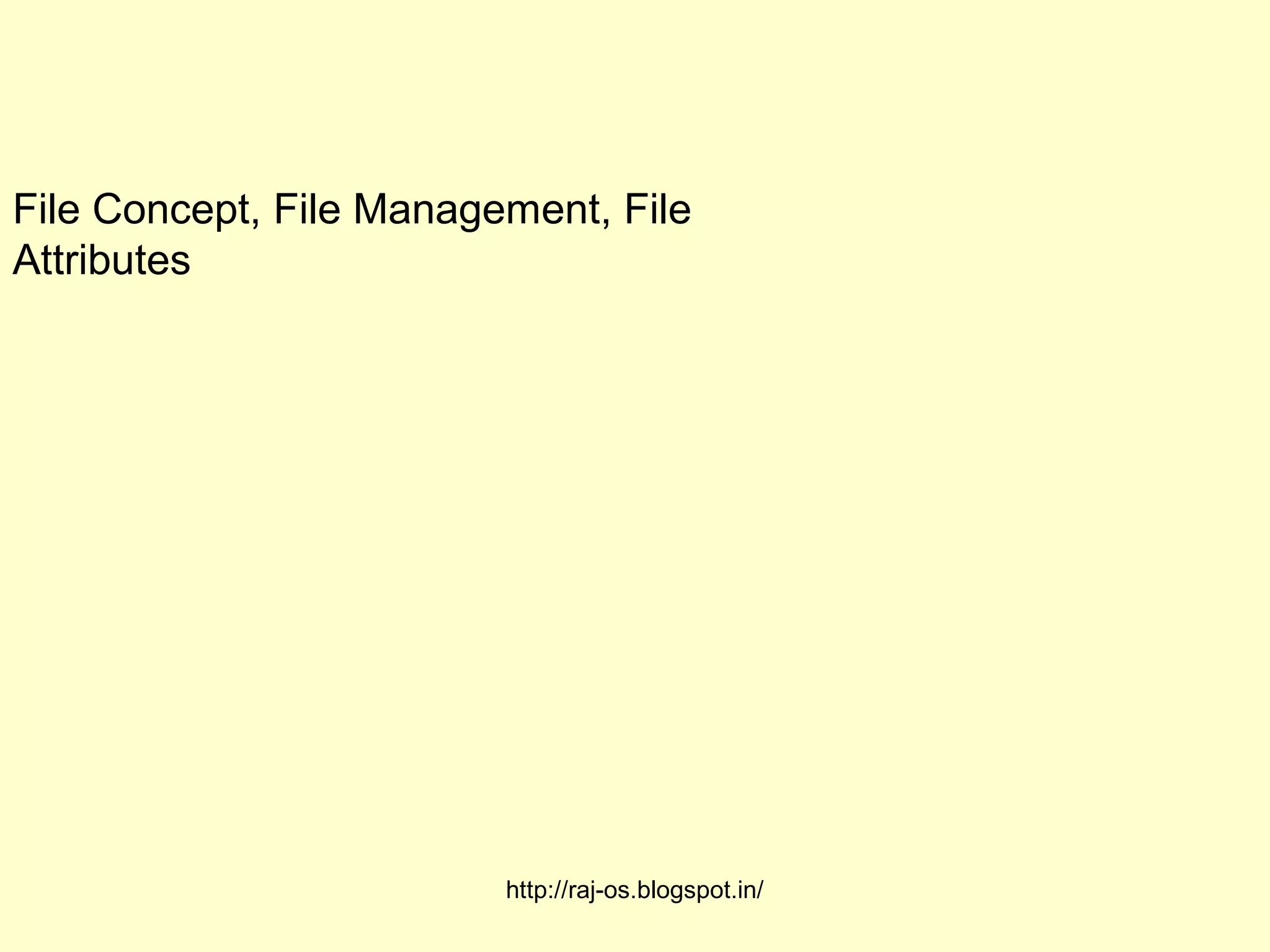 Single level directory structure.55