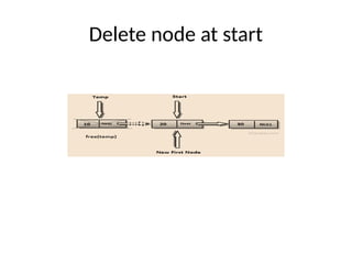Single Linked list in data structure notes | PPTX