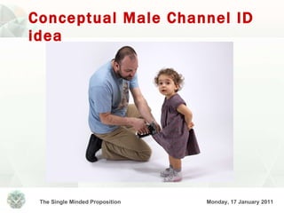 Conceptual Male Channel ID idea 