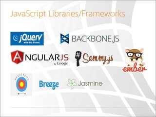 JavaScript Libraries/Frameworks

 