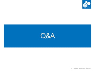 23 | SharePoint Saturday Milan – 18 May 2013
 