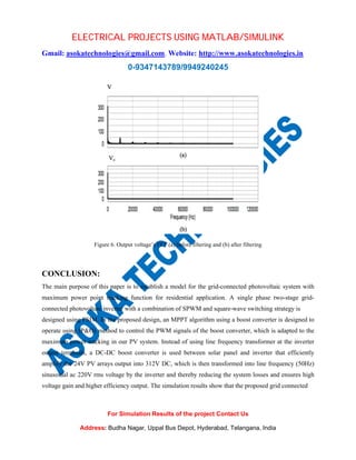 Single phase grid connected photovoltaic inverter | PDF