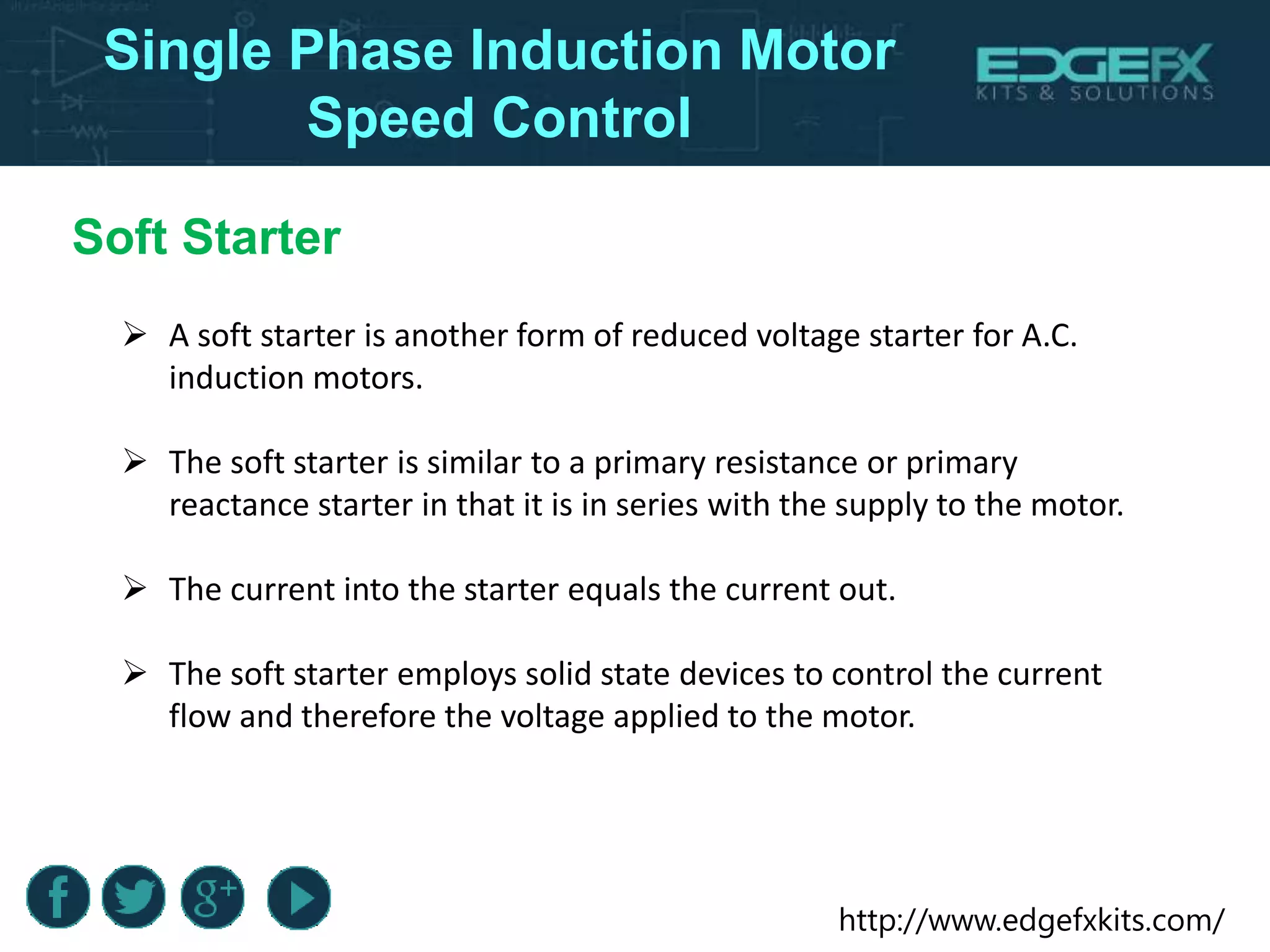 Single Phase Induction Motor Speed Control | PPTX | Operating Systems ...