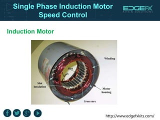 Single Phase Induction Motor Speed Control | PPTX