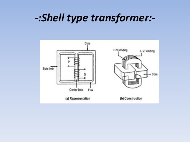 Single phase transformer