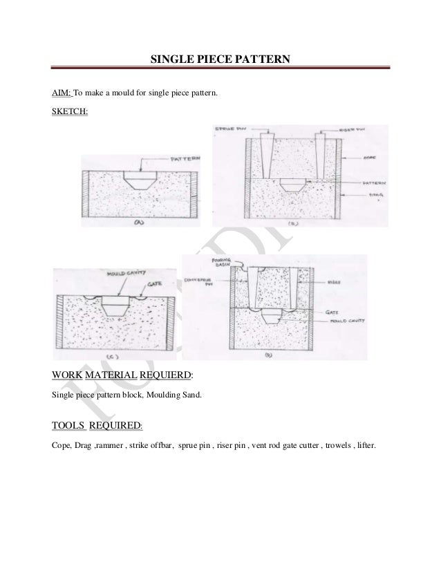 pattern allowances in casting pdf