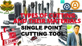 Single point cutting tool | PPTX