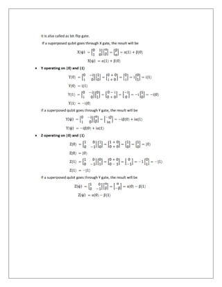 Comprehensive Overview of Single Qubit Quantum Gates and Bloch Sphere ...