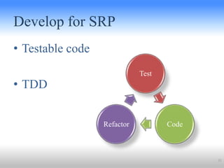 Srp Coding Single Responsibility Principle | PPTX
