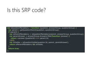 Single responsibility principle | PPTX