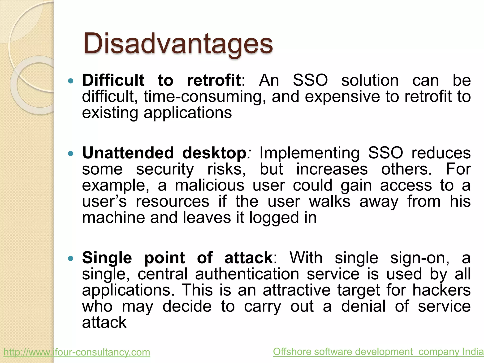 Single sign on - SSO | PPTX