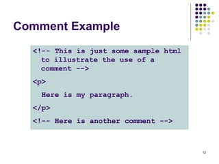 basic knowledge of html which is related to frontend web development ...