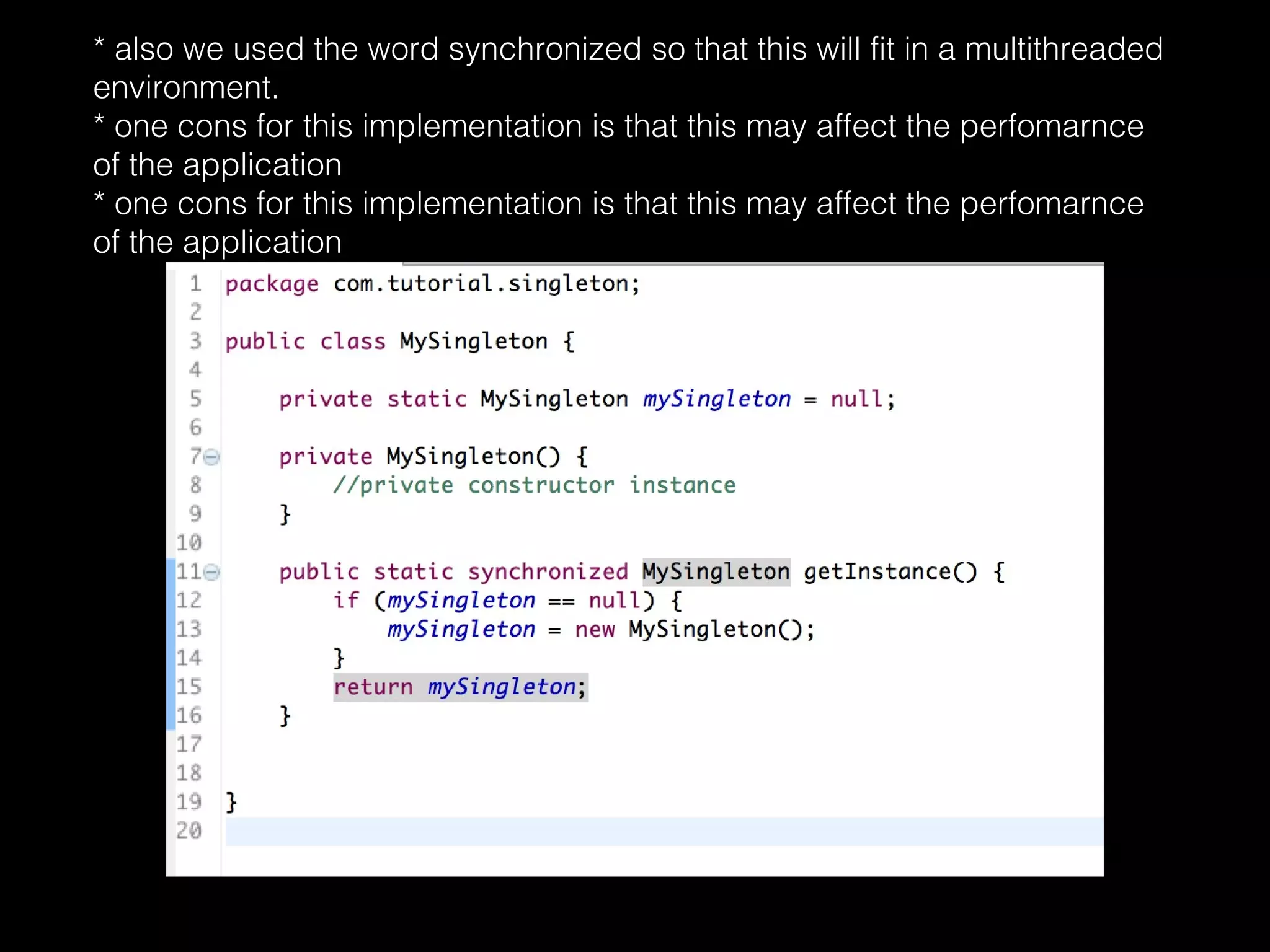 Simple Singleton Java | PPT