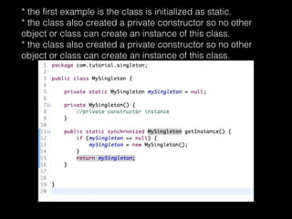 Simple Singleton Java | PPT