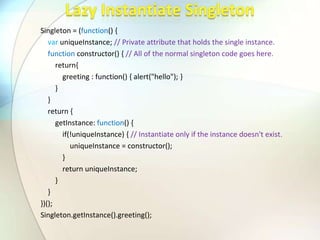 Singleton Pattern | PPTX