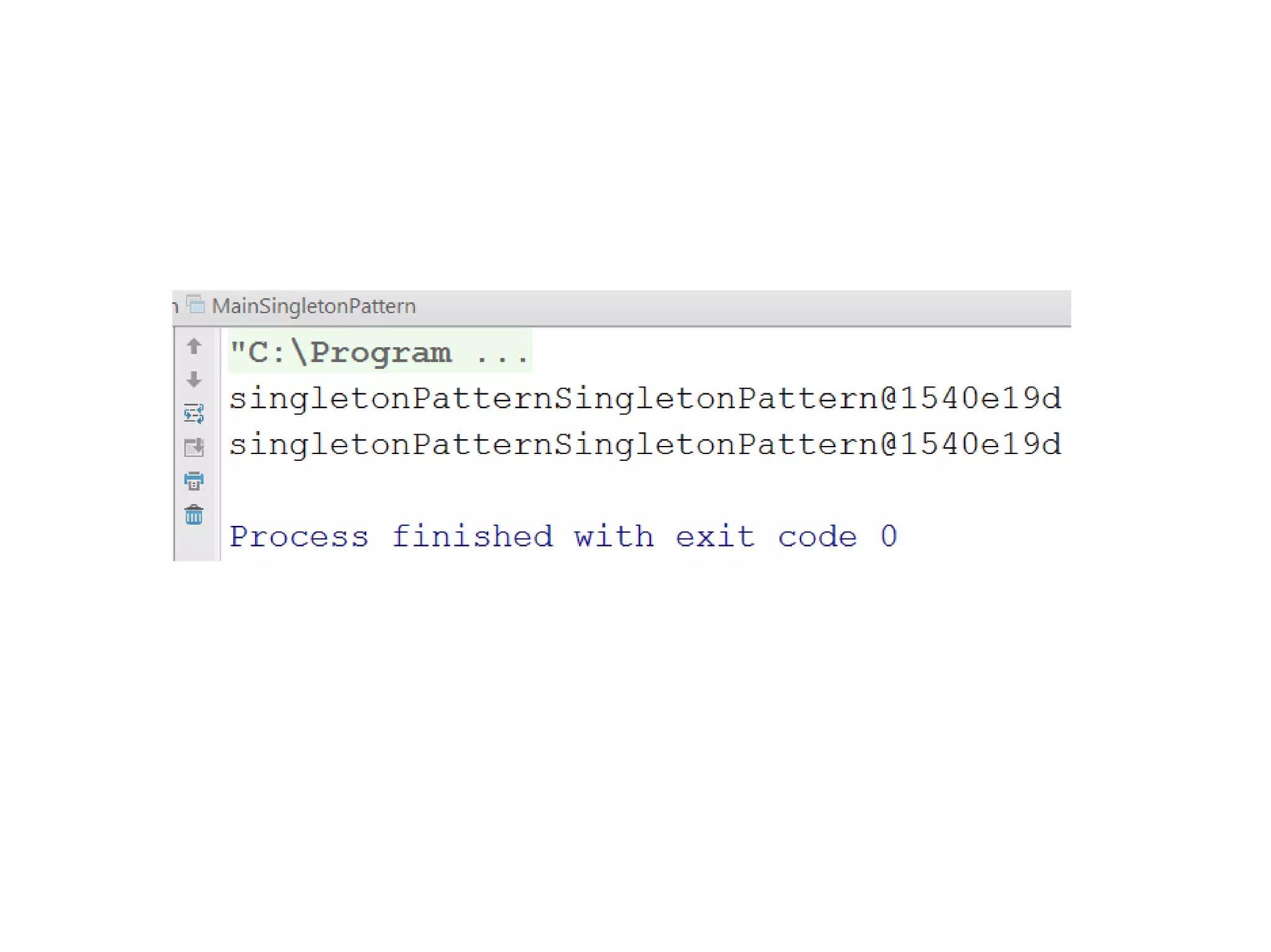 Singleton pattern