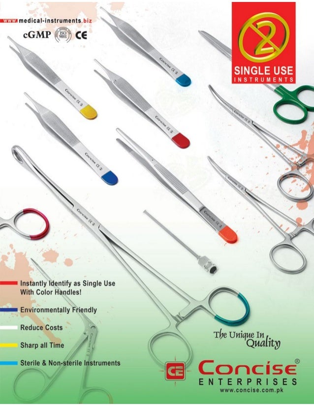 Single use Surgical instruments, Disposable surgical instruments