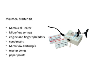Microez Kit Single visit endodontics | PPT