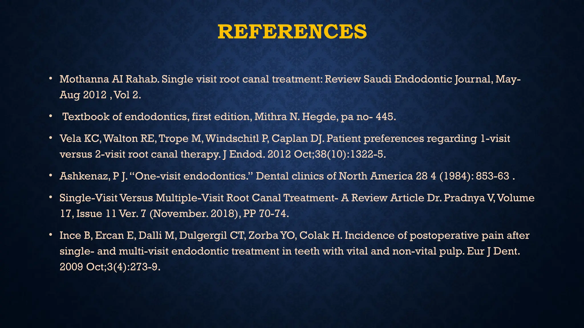 Single Visit vs multiple visit Endodontics.pptx