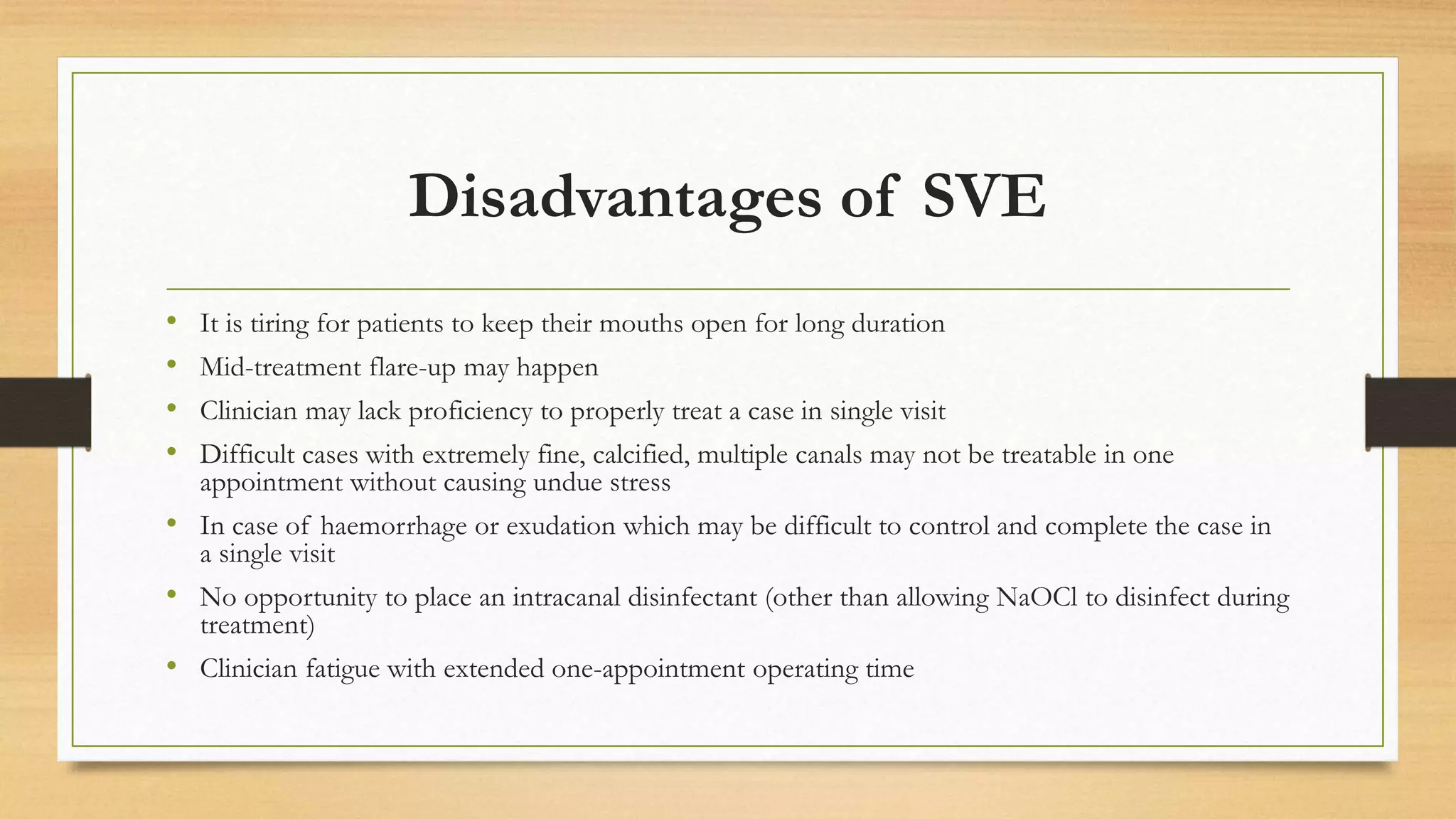 Single vs multiple visit endodontics | PPTX