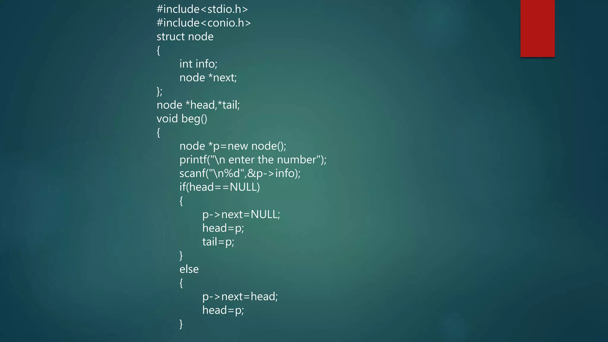 Singly linked list program in data structure - Vtech | PPT