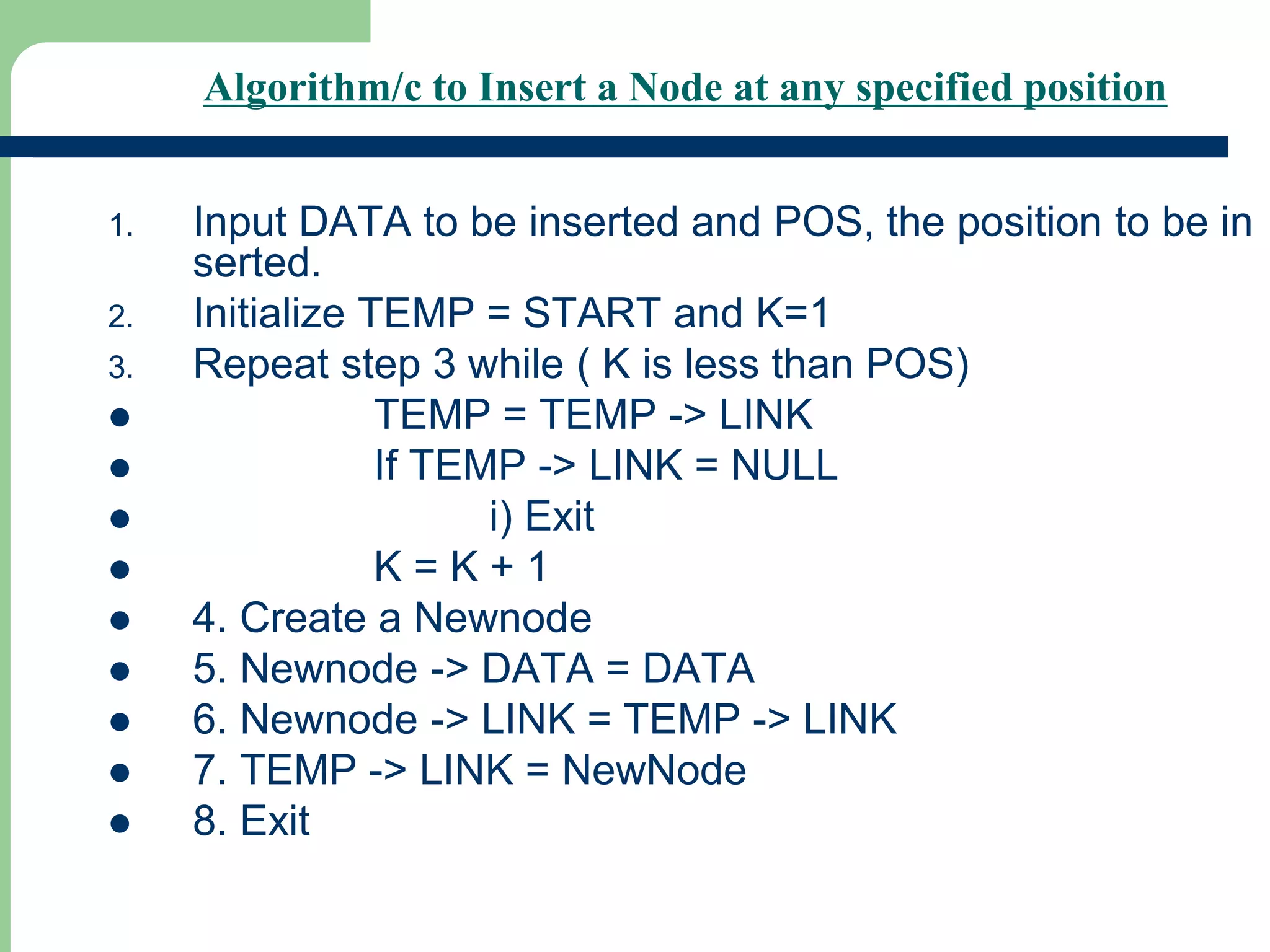 Singly link list | PPT
