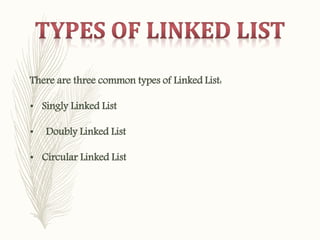 Singly Linked List | PPT