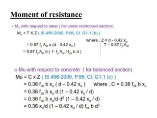 Moment of resistance
 