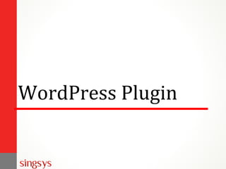 WordPress Plugin
 