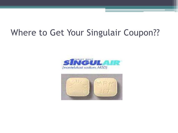 Singulair coupon get 20 off discount
