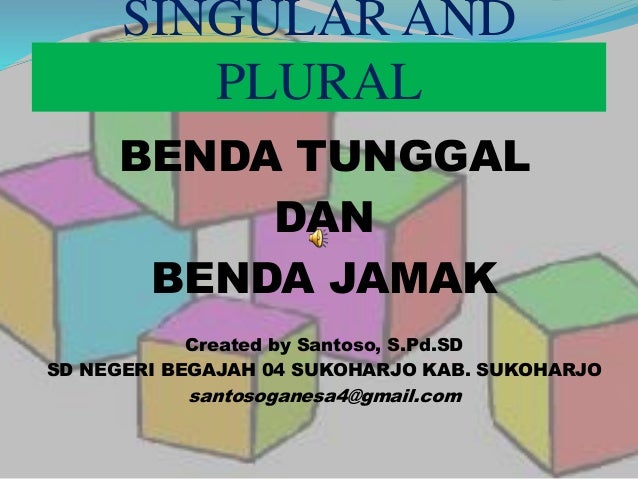 Singular And Plural