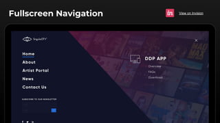 View on Invision
Fullscreen Navigation
 