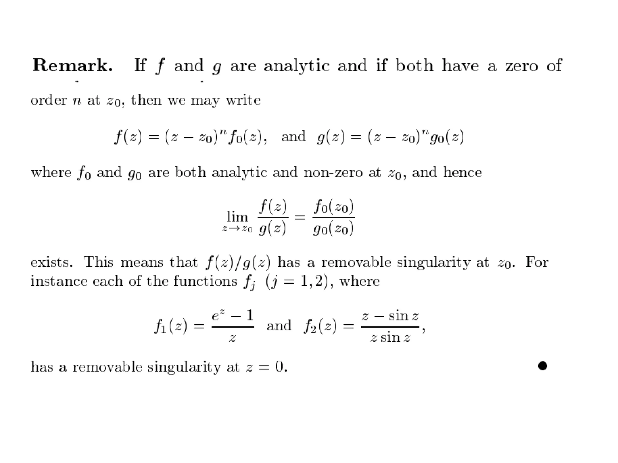 Singularities of a complex functions.pptx