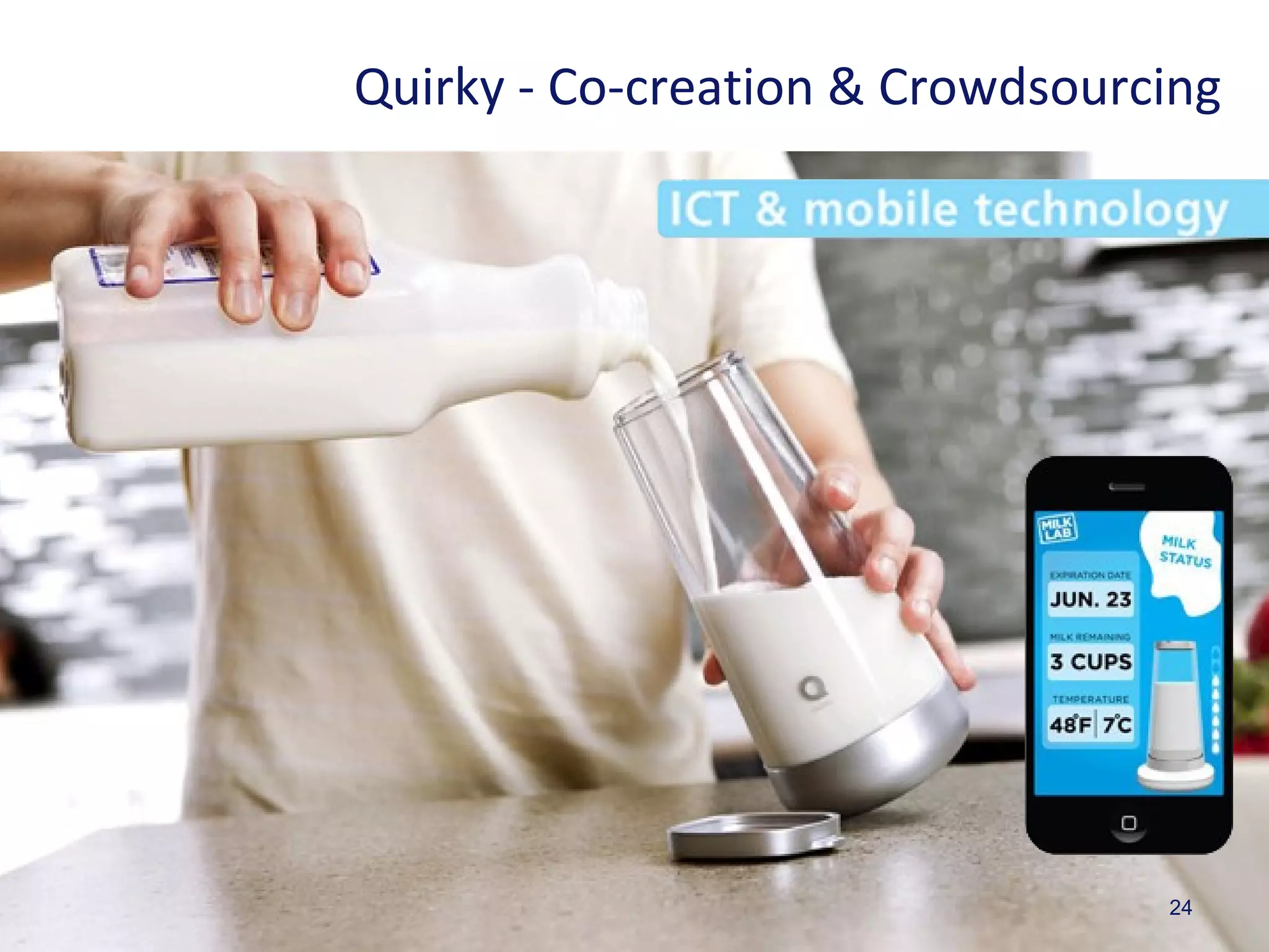 24
Quirky - Co-creation & Crowdsourcing
 