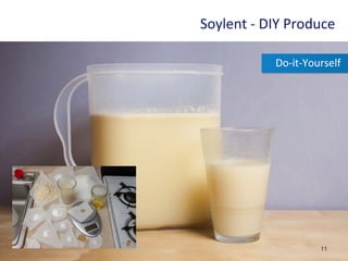11
Soylent - DIY Produce
Do-it-Yourself
 