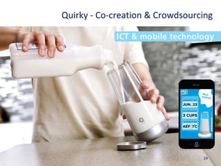 24
Quirky - Co-creation & Crowdsourcing
 