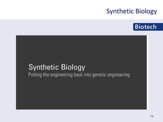 73
Synthetic Biology
 